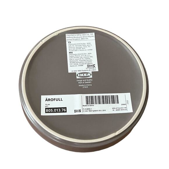 IKEA AROFULL Dark Gray Candle Dish 6" - Picture 2 of 2